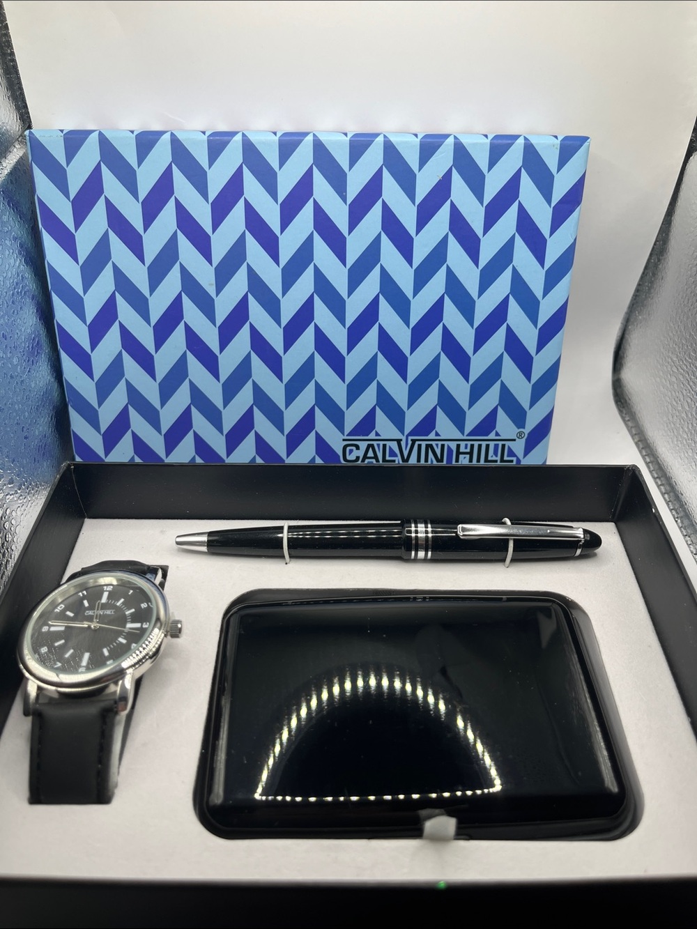 Calvin Hill Men's Watch & Accessory Gift Set